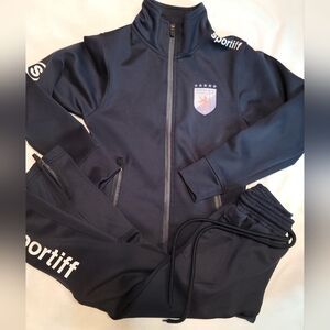 Sportiff Navy soccer tracksuit